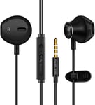 Ecouteurs,Ecouteurs Avec Annulation Du Bruit,Ecouteurs Intra-Auriculaires Basses Puissants Haute Definition Avec Microphone Et Contrôleur,Casque Stereo 3,5Mm Pour Samsung,Xiaomi