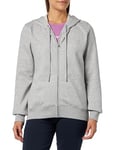 Emporio Armani Women's Emporio Armani Iconic Terry Women's Full zip jacket, Light Grey Mix, M UK