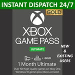 1 Month Xbox Game Pass Ultimate and Live Gold UK EU REGION