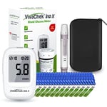 Vivachek Diabetes Test Kit, Blood Sugar Tester with Ketone and Hypo Warning, 𝐍𝐇𝐒 𝐀𝐩𝐩𝐫𝐨𝐯𝐞𝐝, 900 Memory, Blood Glucose Monitor with Test Strips x 50 and Lancet x 50 -in mmol/L