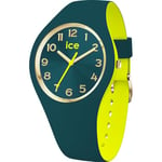 Ice-Watch - ICE duo chic Dark green lime - Montre verte pour femme avec bracelet en silicone - 023280 (Small)