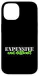 Coque pour iPhone 14 Vert Cher & Difficult (I'm a delight) Green Graphic