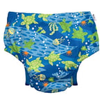 green sprouts - Éco couche de bain avec boutons - Royal Blue Turtle Journey - 6mo (3-6m)