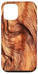 iPhone 12/12 Pro Realistic timber Grain Rustic Nature Design Patterns Retro Case