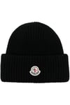 Logo Fold Wool Hat Black Men