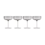 blomus Fuumi champagneglas Coupe 28 cl 4-pack -klar