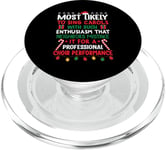 Most Likely To Sing Christmas Carols - Funny Christmas PopSockets PopGrip for MagSafe