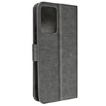 Grey Flip Case Card Holder Redmi Note 12 Pro 5G & 12 Pro Plus 5G