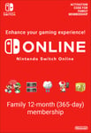 Nintendo Switch Online 12 Month Family Membership