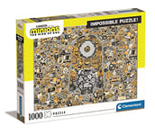 Clementoni 2-1000 Pièces, Divertissement pour Adultes-Fabriqué en Italie 1000 el. Impossible Minions 2 Puzzle, 39554