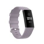 Silikonarmband Till Fitbit Charge 3/4 Lila