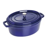 Staub La Cocotte Pata Ovaali 33 cm, Valurauta Tummansininen 40510-290-0