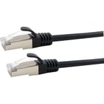 Câble Ethernet ESSENTIELB RJ45 - 2M Droit CAT6E noir