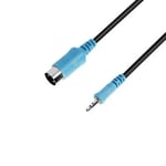 3.5mm jack TRS to MIDI 5-pin 3m