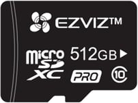 Carte Micro SD 512Go, Carte Mémoire microSDHC, Vitesse de Lecture Allant jusqu'à 90MB/S, Classe 10, U3, UHS-I