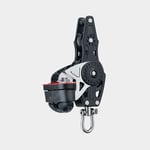 Harken 75mm Fiddle Block - Swivel, Becket, Cam Cleat