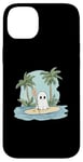 iPhone 14 Plus Funny Ghost Stand Up Paddle Halloween Lake Summer Costume Case