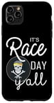 Coque pour iPhone 11 Pro Max Citation It's Race Day Yall Car Racing Dirt Road Track Racing