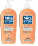 Mixa Intensif Peaux Sèches Lait Corps Hydratant Raffermissant, 250 ml (Lot de 2)