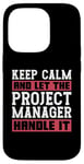 iPhone 14 Pro Keep Calm And Let The Lean Kanban Manager Project Management Case