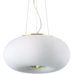 Arizona - Luminaire suspendu rond à 3 ampoules, blanc - Ideal Lux