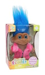 Good Luck Trolls 4" Dolls | Material Troll Doll | 80's Glam Fusion | Rainbow Troll Figures | Nostalgic Troll Toys for Best Playtime Fun | Collectible Troll Figures Doll - Fashionable Trolls Toys