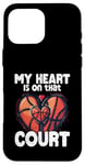 Coque pour iPhone 16 Pro Max Game Day Basketball Mom