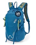 Terra Peak Active 20 sac à dos de randonnée 20L femme homme vert petit - sac à dos de trekking étanche - sac à dos avec système d'hydratation & ceinture - sac à dos de voyage randonnée, vélo, sport