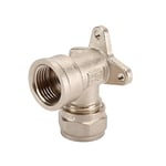 Dipra 129044 Raccord Multicouche à Compression Applique, F15/21, diamètre 16 mm