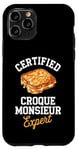 Coque pour iPhone 11 Pro Croque Monsieur Expert Food Lover Homme, Femme, Enfant