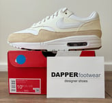 Nike Mens Air Max 1 SC, Size 9.5 UK, Sail Coconut Milk Trainers FN6983 100