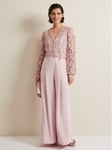 Phase Eight Mariposa Lace Overlay Jumpsuit