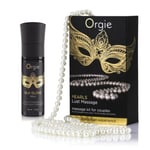 Orgie Lust Pearl Necklace Silk Glove Mint Silicone Lube Massage Gel Lubricant