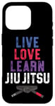 iPhone 16 Pro Jiu Jitsu Belt Colors Live Learn Love Jiu Jitsu Case