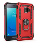 Samsung Galaxy J2 Core      Military Armour Case    Red