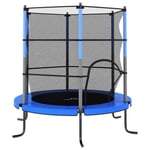 Trampoline avec filet de s�curit� Rond 140x160 cm Bleu