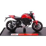 DUCATI MONSTER + RED 2021 1:18 Maisto Moto Die Cast Modellino