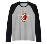 Velveteen Rabbit on Christmas Day Raglan Baseball Tee