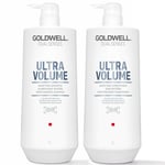 Goldwell Dualsenses Ultra Volume Bodifying Shampoo And Conditioner For Fine, Flat Hair, Adds Lift & Volume 1L Duo (Worth £101)