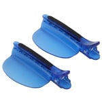 2PCS Sectioning Clips Heat Insulation Easy Speed Separator Clip Blue For Wig FST