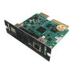 APC Network Management Card LCES2 with Modbus  Ethernet and Aux Sensors - adapter for fjernstyrt administrasjon