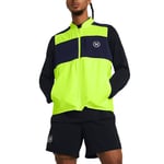 Men's Vest Under Armour UA Launch Sleeveless Jacket in Yellow