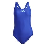 adidas Combinaison 3 Bars Maillot de Bain, Noir/Blanc, 34 Femme