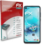 atFoliX 3x Protective Film for Lenovo Motorola One Vision clear&flexible