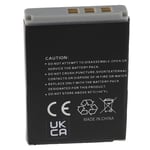 EXTENSILO 2x Batteries compatible avec Medion MD85866, MD85700 appareil photo (800mAh, 3,7V, Li-ion)