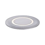 Paulmann 94363 luminaire d'extérieur LED encastré sol IP65 rond incl. 1x2 watts Acier inox. brossé lampe d'extérieur Acier inoxydable, plastique 3000K