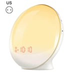 Wifi Smart Voice Sunrise Wake Up Light Alarm Clock Fm Radio Snoo European Regulations