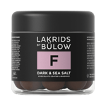 Lakrids by Bülow SMALL F - DARK & SEA SALT