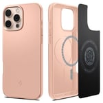 Spigen Thin Fit MagFit Case for iPhone 16 Pro Max, Compatible with MagSafe Accessories - Rose Titanium