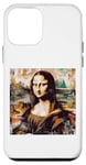 Coque pour iPhone 12 mini Illustration artistique de graffiti de Léonard de Vinci, Mona Lisa